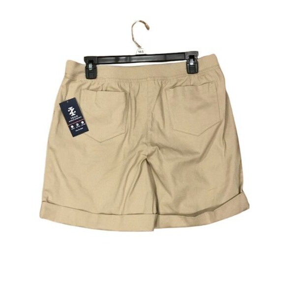 Juniors Shorts 18.5 PLUS Khaki Pull-on Izod Approved Schoolwear NWT - Picture 2 of 2